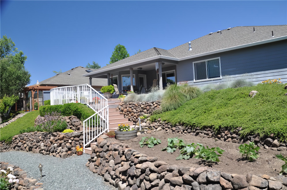 Vegetable Garden at Bottom of Slope