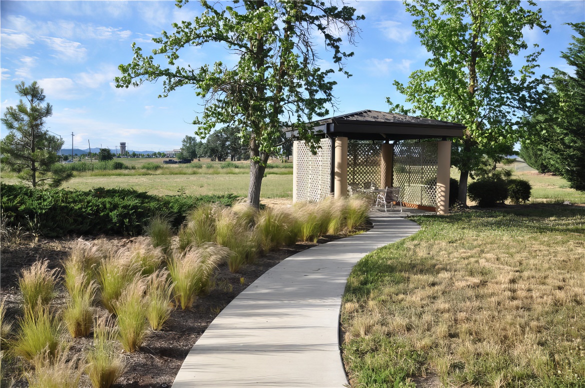 Walkway to Covered Lunch Picnic Area