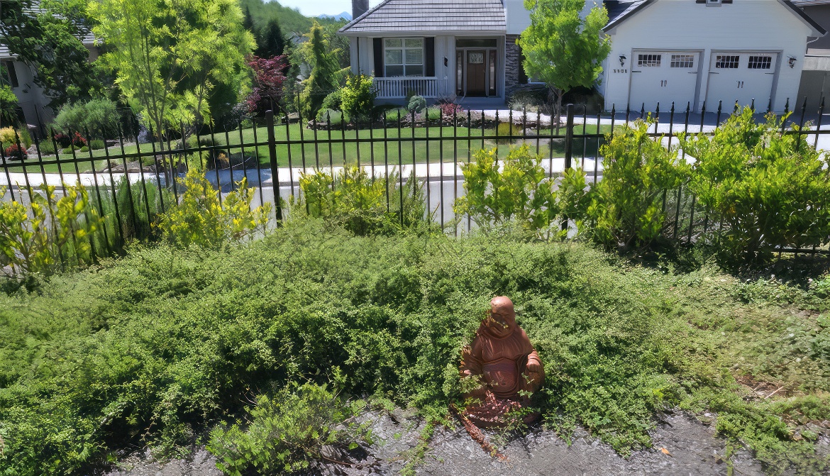 Black Metal Fencing