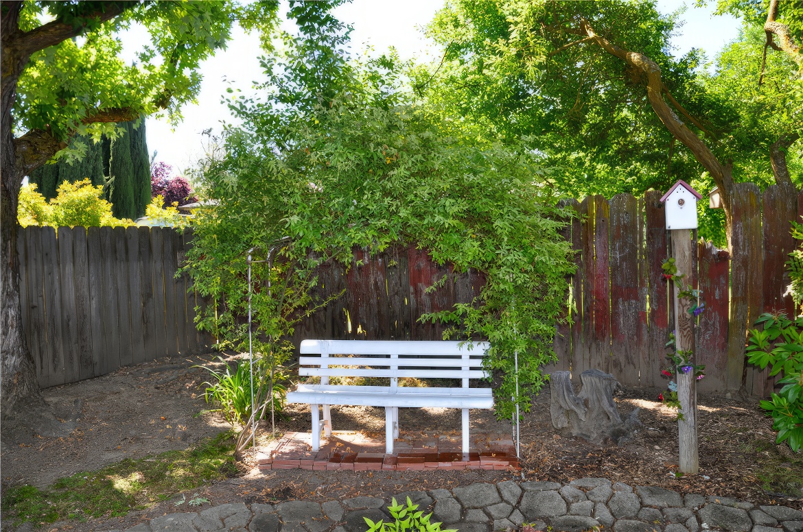 Bench and Arbor