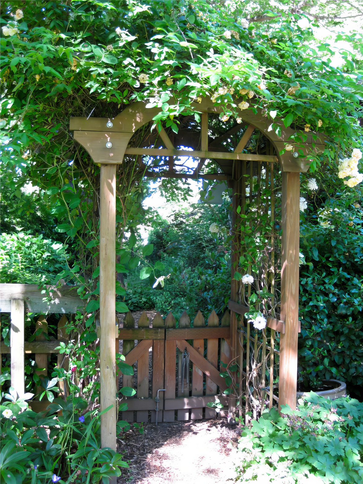 Wood Structure and Gate