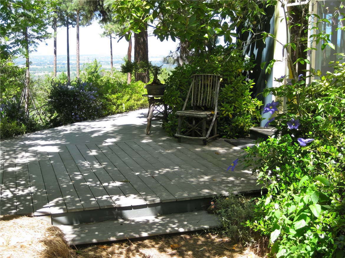 Old Wooden Chair and Deck