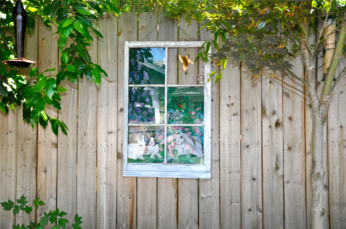 Bunny Rabbit Window