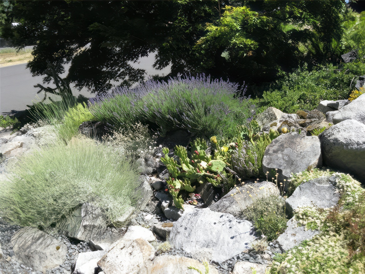 Perennials Among Rock